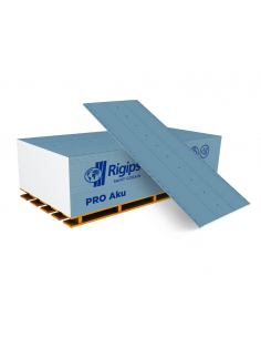 Akustická SDK doska Rigips PRO Aku biela 12,5x1200x3000 mm