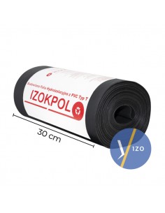 Základová fólia PVC IZOKPOL 1,2 mm, 30 cm.