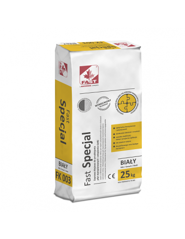 Biele lepidlo na sietku FAST Specjal 25 kg
