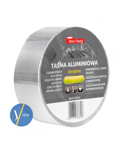 Hliníková vystužená páska na parozábranu 50mm x 50m