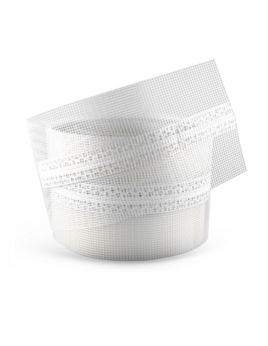 Lišta univerzálna PVC s tkaninou Bella Plast BP4 S 10x10 25 m.