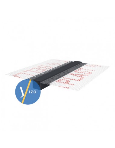 Bosážne lišty Bella Plast BP11 H2NS s tkaninou tmavo šedá 300 cm