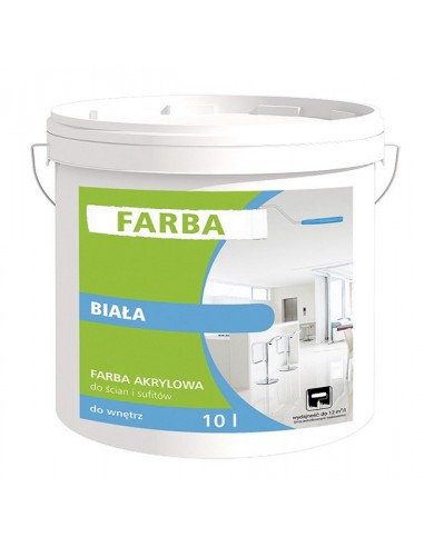 Farba akrylowa BIAŁA Termo-Organika