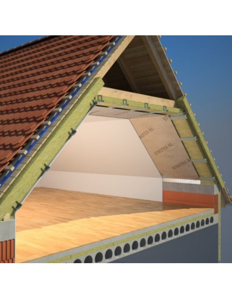 Parné izolácie filmu hliníka STROTEX AL 90