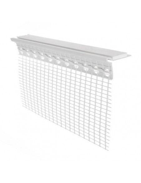 PVC podparapetowa pás s mriežkou. 200 cm