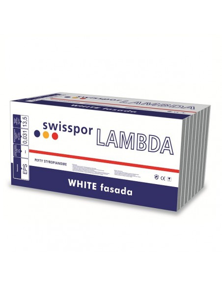 Polystyrénové Swisspor LAMBDA biela fasáda