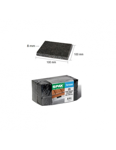 Terasové podložky pod trámy SPAX 8 mm (25 ks) Terasové podložky pod trámy SPAX 8 mm (25 ks)