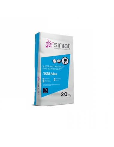 Gips szpachlowy NIDA MAX 20kg