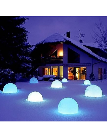 Kula ogrodowa LED SOLARNA RGB 40'