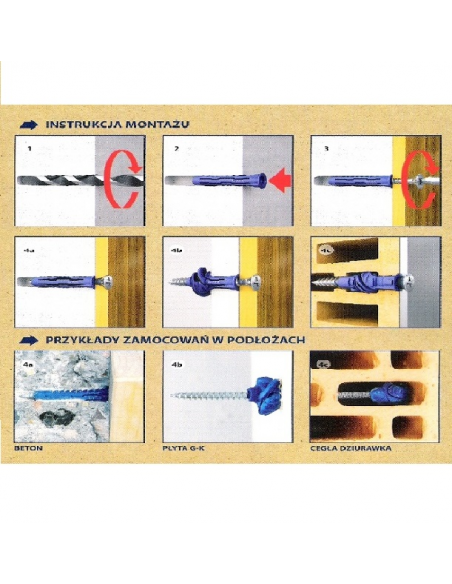 RawlPlug hmoždinky 4ALL 6,0 x 60 mm (25 ks.)
