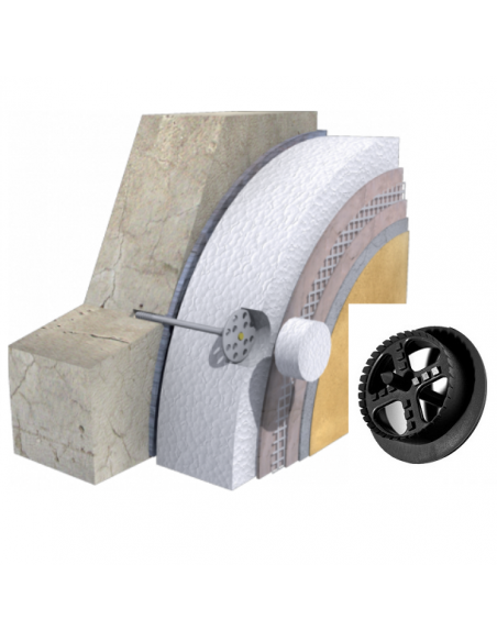 Polystyrénové zapája grafit Koelner ø68 mm