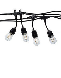 Girlanda s vláknovými žiarovkami 10 m