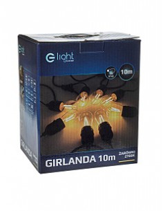 Girlanda s vláknovými žiarovkami 10 m 2