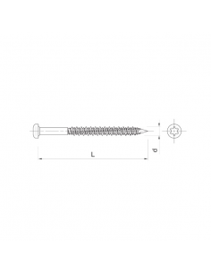 Skrutky RawlPlug R-WBT-61200 (100 ks) 2